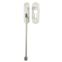 Socona - Tope apertura puerta con cable epoxi blanco