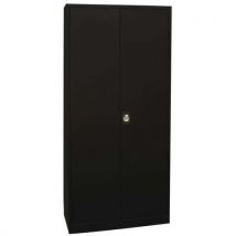 Manutan Expert - Armario pa 195 x 92 x 42 4 baldas negro