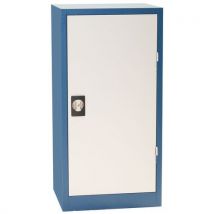 Manutan - Armario monobloque prof. 45cm al:106cm l:53cm azul/gris