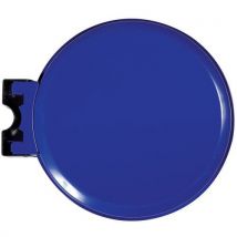 Manutan - Soporte bolsa mural 110 litros con tapa azul