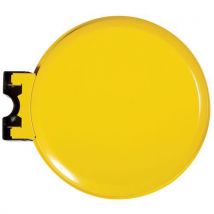 Manutan - Soporte bolsa mural 110 litros con tapa amarillo