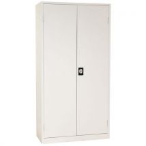 Manutan - Armario de servicio gris claro prof: 45 cm ral 7035