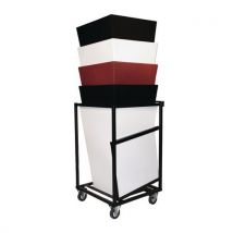 Flexfurn - Carrito conic 5 piezas 35x35x79