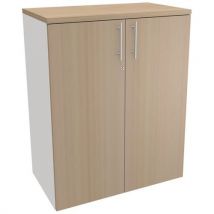Simmob - Armario media altura 2 puertas 102 al.*80 an.*47 p. Roble cl