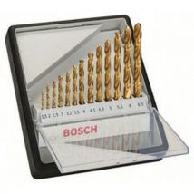 Bosch - Juego de 13 brocas hss-g tin robustline 135°