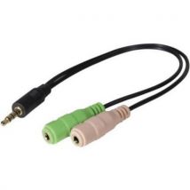 CUC - Adaptador jack 35 mm 3pts micro y casco