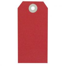 Etiqueta americana 140x70mm roja - Manutan