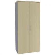Simmob - Armario alto galaxy 180 cm aluminio arce