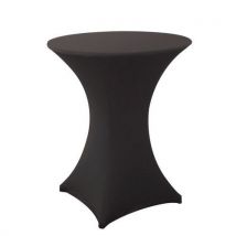 Flexfurn - Mantel funda para mesa redonda 70 x 80 x 85 antracita