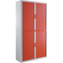 Paperflow - Armario con persianas easyoffice altura 204 cm rojo