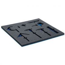 Lista - Inserto de espuma - grosor 22 mm - 906x600 mm - negro