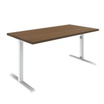 Quadrifoglio - Mesa recta fija idea l 160 cm nogal
