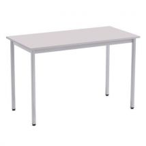 Perfecta - Mesa de restaurante colectiva 120 x 60 gris claro