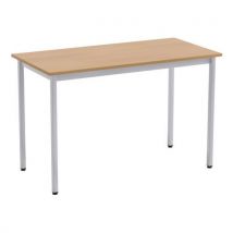 Perfecta - Mesa de restaurante colectiva 120 x 60 haya/gris c