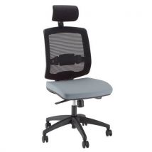 Linea Fabbrica - Silla de despacho new malice con cabezal gris