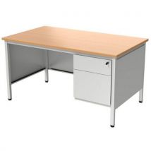 Robberechts - Escritorio 1/2 min l140 roble con cajonera 2 c. Confort 2
