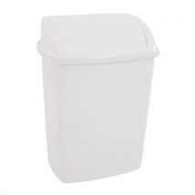 Vepabins - Cubo de basura 26 l blanco