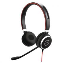 Jabra - Auriculares evolve 40 ms duo usb biaurales con cable