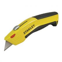 Stanley - Cuchillo de hoja retráctil + 5 hojas