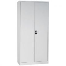 Manutan - Armario pa 180 x 92 x 42 4 baldas gris claro