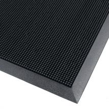 Notrax - Alfombra de entrada exterior negra 600 x 800 x 16 mm