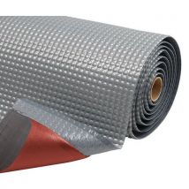 Notrax - Alfombra antifatiga con burbujas gris 910x1500x19 mm