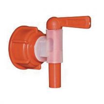 Mobil Plastic - Grifo rojo de polipropileno col.:rojo