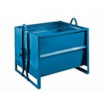 Sameto technifil - Caja apilable de 1000 litros azul sin ruedas