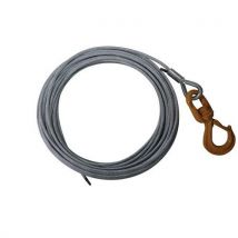 Huchez - Kit de cable diám = 3 mm l = 10 m con bucle y gancho