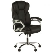 Silla con ruedas boss negra - Manutan