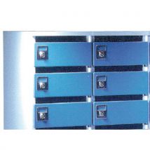 Armario para correo 4233/4002 estructura colo cjncol:azul - Manutan