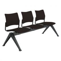 Linea Fabbrica - Banco urban 3 plazas negro