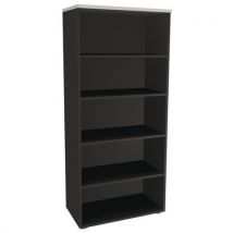 Simmob - Estantería de 180cm de alto antracita blanco