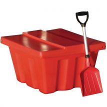 EMP - Caja de sal o arena 100 l+pela rojo