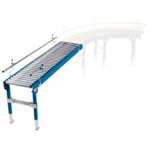 Somefi - Cinta transportadora con rodillos acero 1000 x 876 mm - paso 150 mm