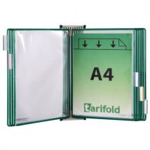 Djois made by tarifold - Soporte a3 10 fundas verdes com 10 bolsas v