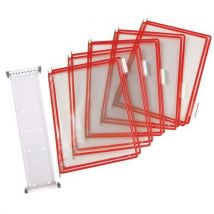 Djois made by tarifold - Soporte a3 10 fundas rojas com 10 bolsas v