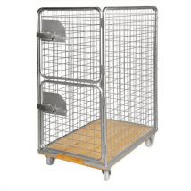 Kongamek - Contenedor rodante de 4 lados de 1200 x 750 x 1700 mm