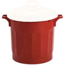 Gilac - Cubo de basura haccp de 75 lit alt: 48 cm col: rojo