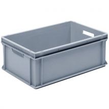 UTZ - Caja rako color gris 43 litros 600x400x220 mm con paredes
