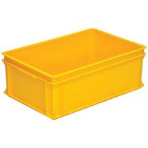 UTZ - Caja rako color amarillo 42 litros 600x400x220 mm con paredes
