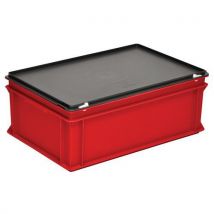 UTZ - Caja rako color rojo vivo 600x400x235 mm - 40 litros