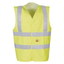 Sioen - Chaleco hv ignífg/antiestático xl amarillo