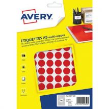 Avery - 960 círculos rojos de ø 15 mm