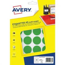 Avery - 240 círculos verdes de ø 30 mm