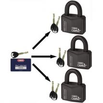 Abus - Candado granit 37/55 con llave maestra