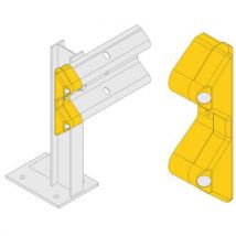 Brandsafe - Extremo de seguridad armco - amarillo