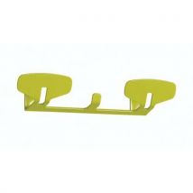 Manade - Perchero mural 2 colgadores 273x60x54 mm verde
