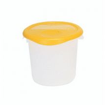 Rubbermaid - Contenedor de almacenamiento redn. 76 l transparente