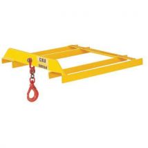 Goubard - Gancho grua pluma carga 3000kg para carrretill fourches